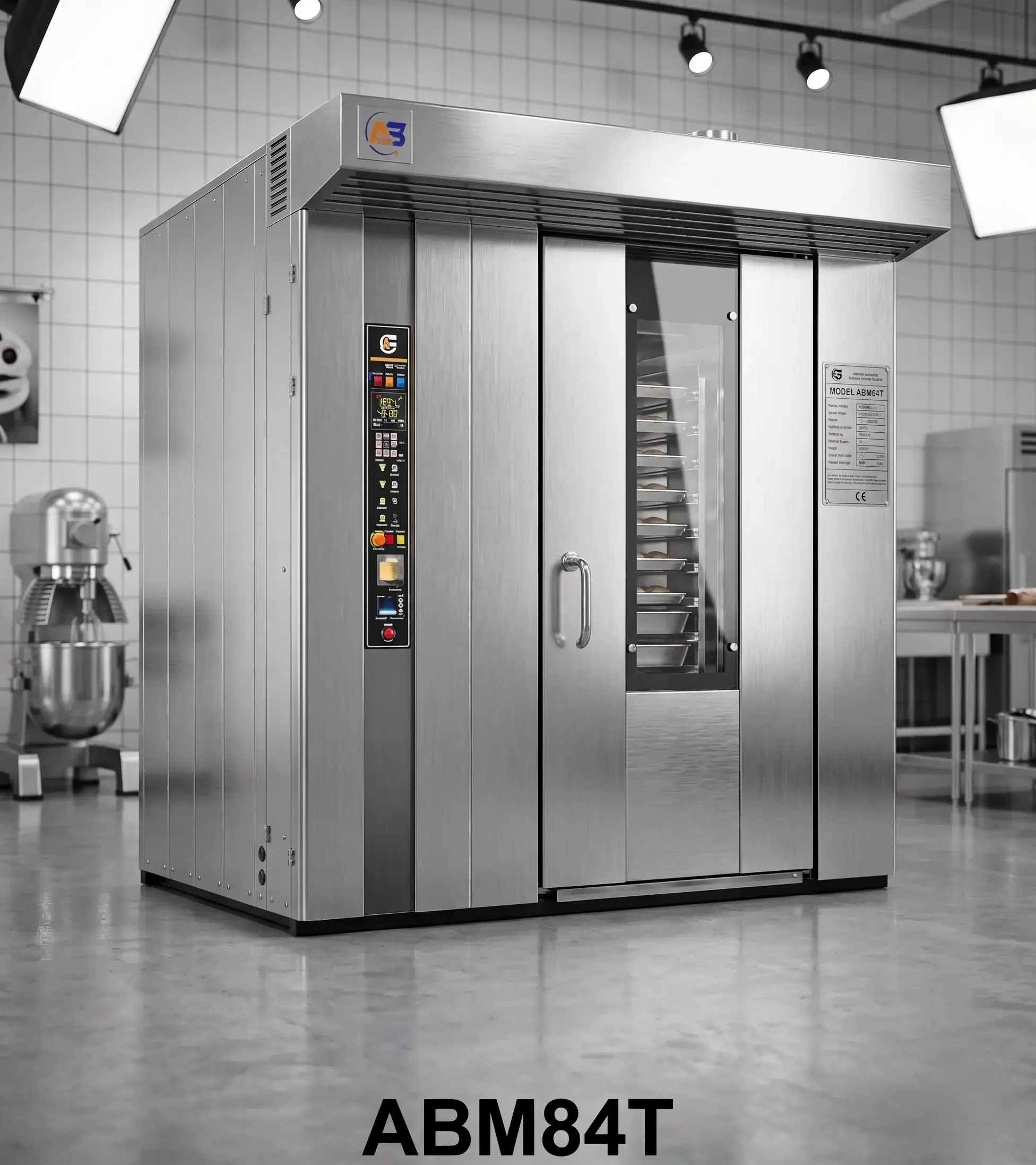 Aone Bakery Machinery ABM84T Rotary Rack Oven